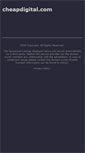 Mobile Screenshot of cheapdigital.com